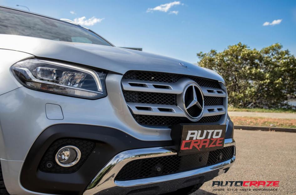 MERCEDES X CLASS ADDICT MATTE BLACK MACHINED FACE